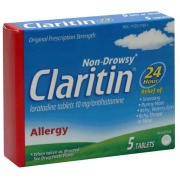 Claritin Allergy 24 Hour Non Drowsy, 5 Count