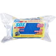 S.O.S All Surface Scrubber Sponge, 3 Count (91028)