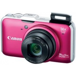 Canon PowerShot SX230 HS 12.1 MP Digital Camera (Red)