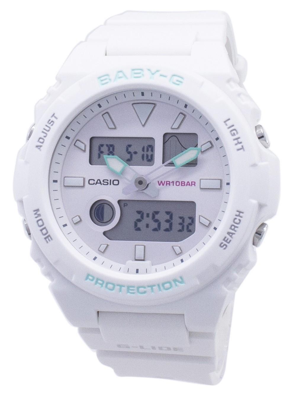 casio womens waterproof watches with tide graph