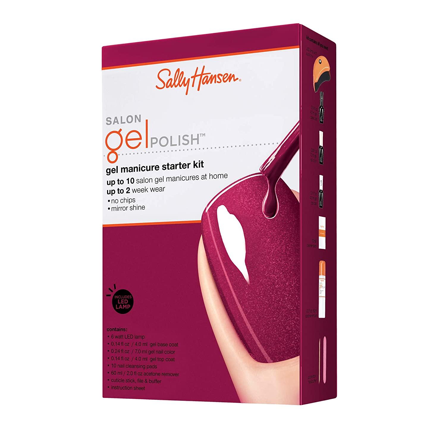 Sally Hansen Salon Insta Gel Strips Starter Kit, Wine Not