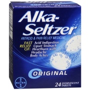 Alka-Seltzer Antacid & Pain Relief Effervescent Tablets Original - 24 Count