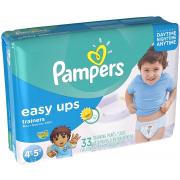 Pampers Easy Ups Boys Mega Pack, Size 6, 4T-5T, 33 Count