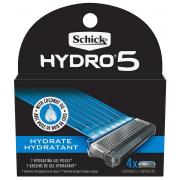 Schick Hydro 5 Sense Hydrate Razor Refills for Men, Pack of 4