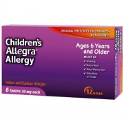 Allegra Children's 12 Hour Allergy Relief, 6 Count