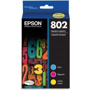 Epson T802520 802 DURABrite Ultra Color Combo Pack Standard Capacity Cartridge Ink