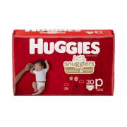 Huggies Little Snugglers Preemies Baby Diapers Jumbo Pack, Size P, 30 Count